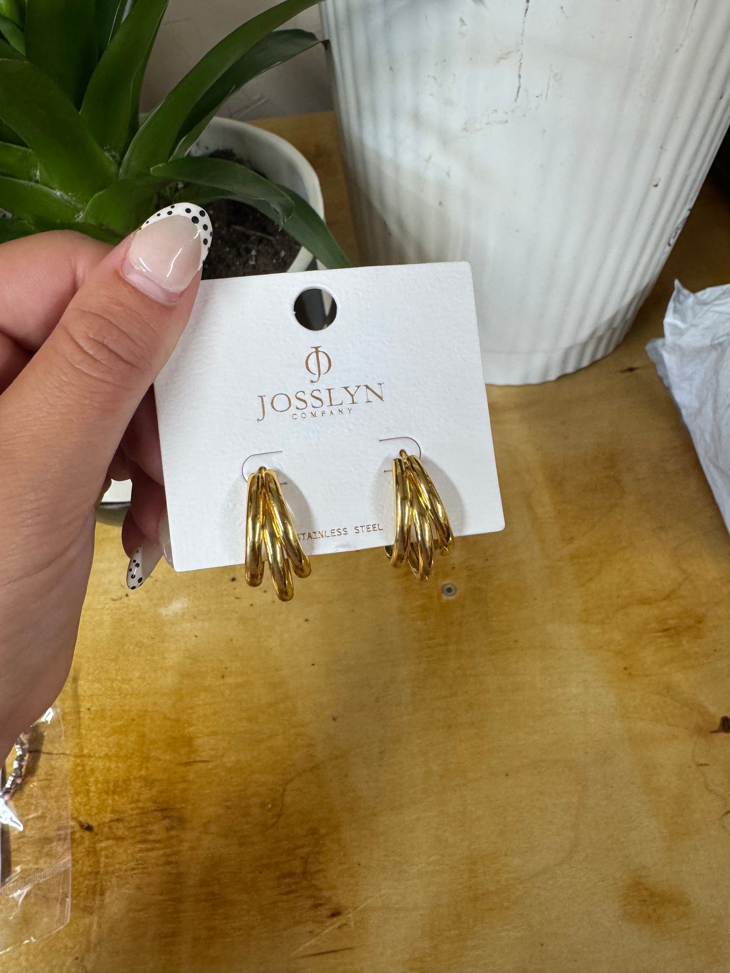 Gold Hoop Earrings