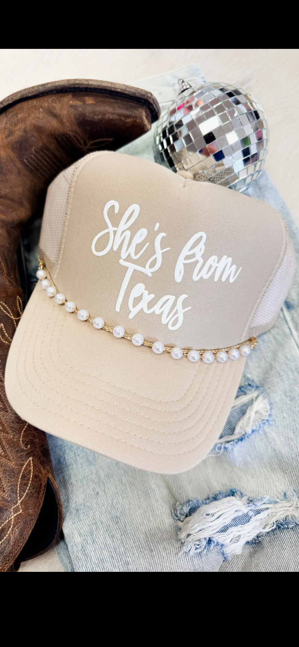 She’s From Texas Trucker Hat