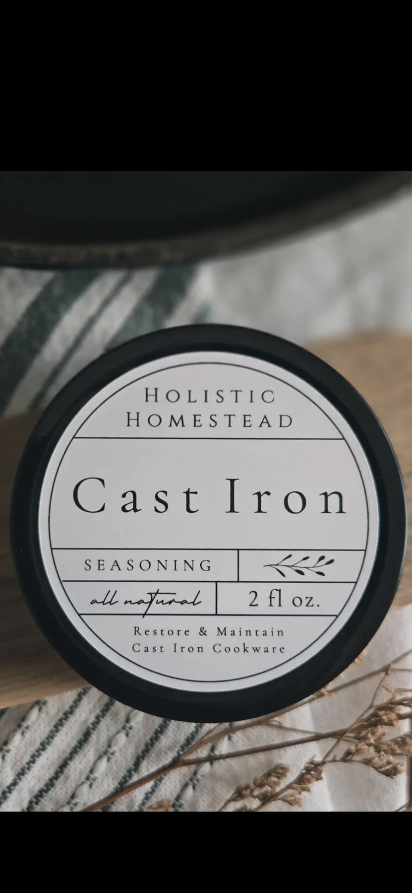 Cast Iron Seasoning