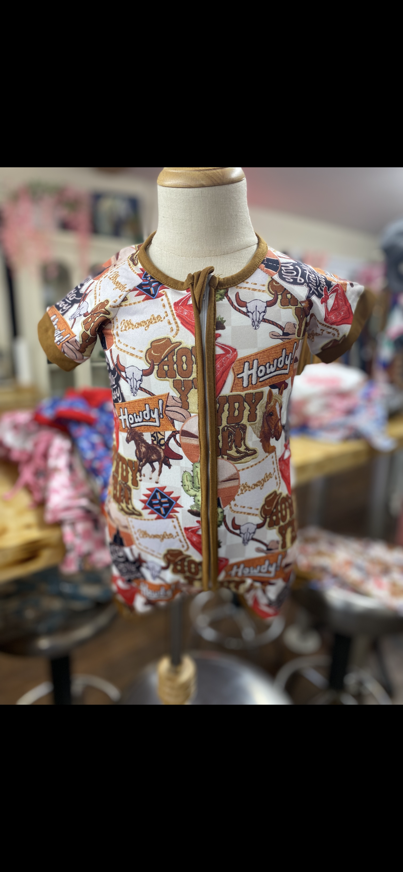 Kids Howdy Onesie
