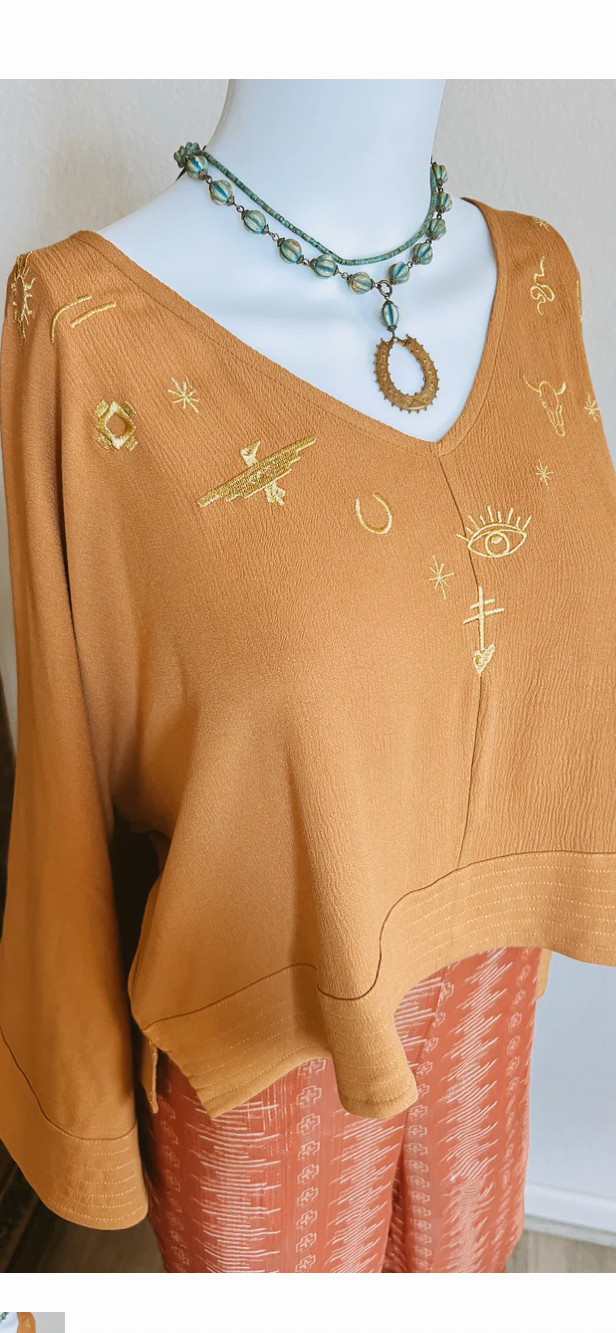 The Santa Fe Top- Rust