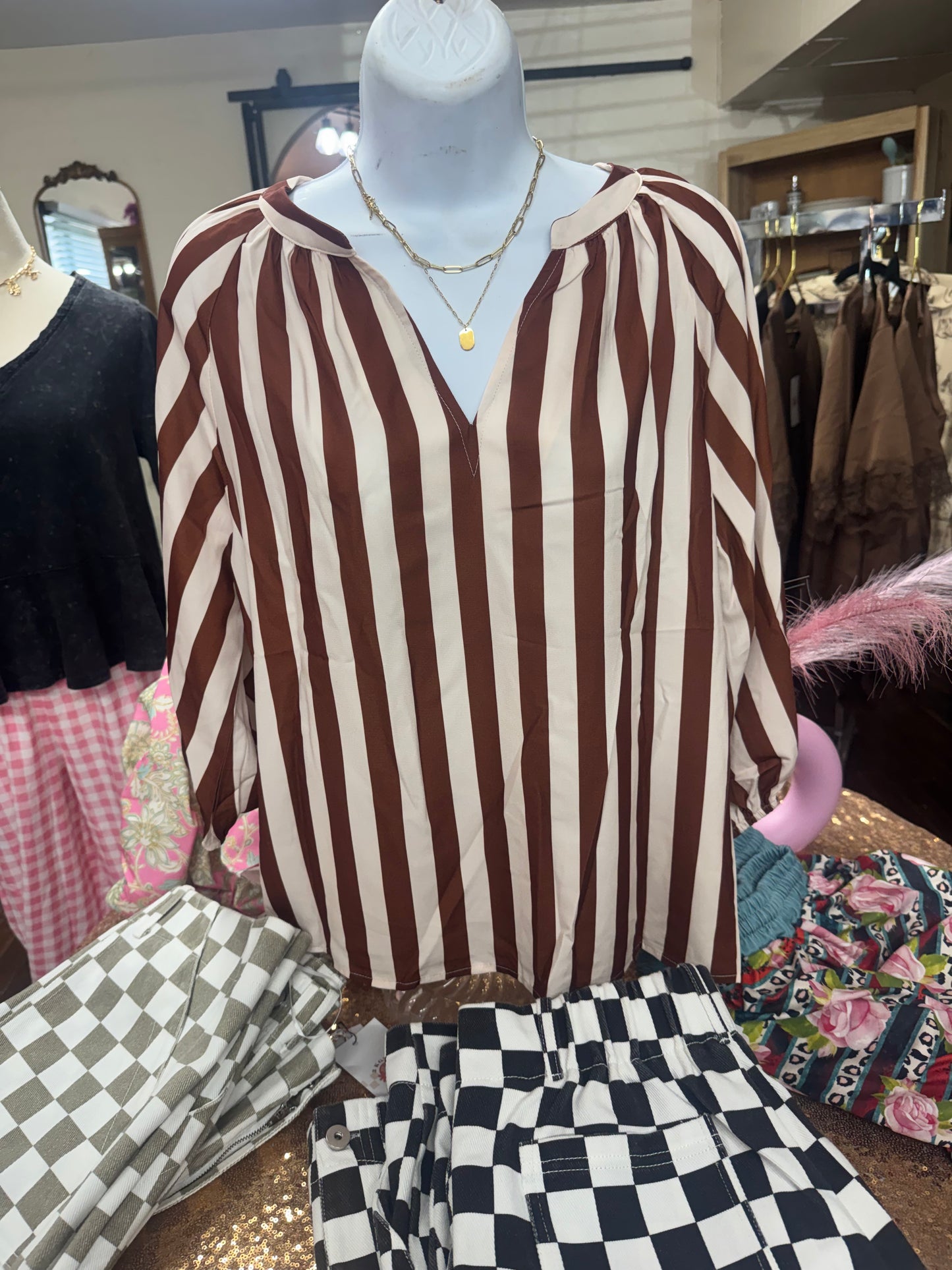 Everyday Striped Blouse