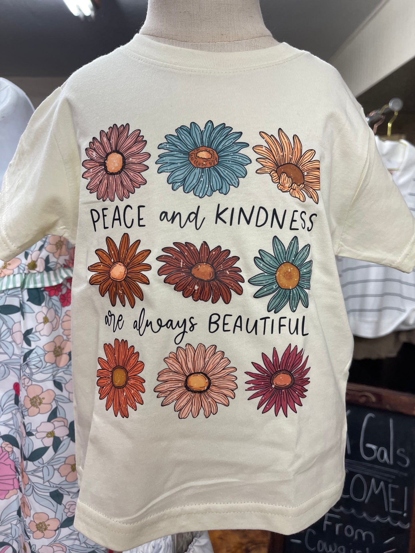 Kids Peace & Kindness T-Shirt
