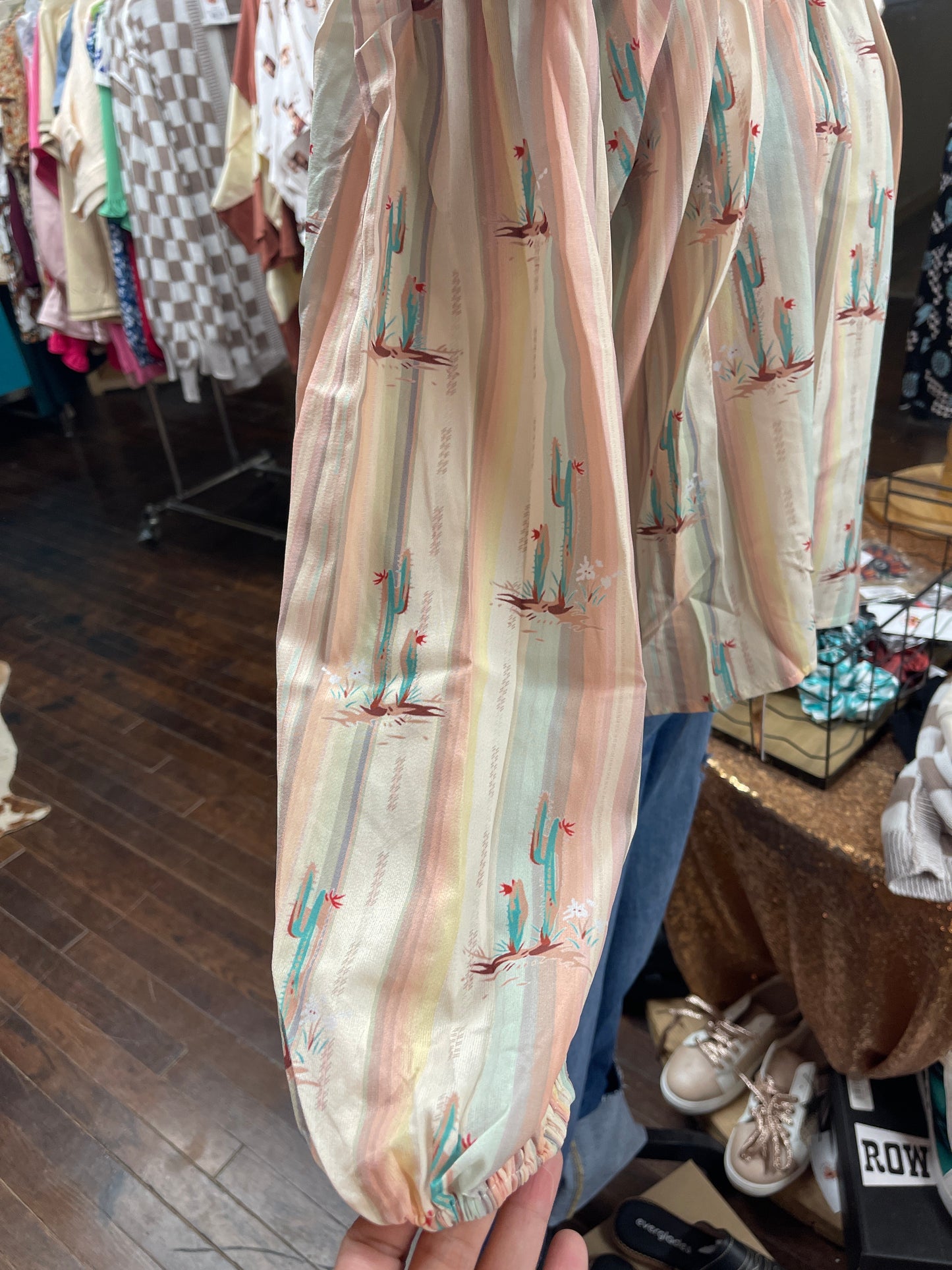 Western Off Shoulder Blouse