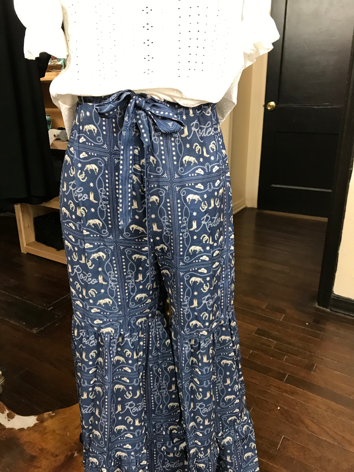 Rodeo Bandana Ruffled Pants