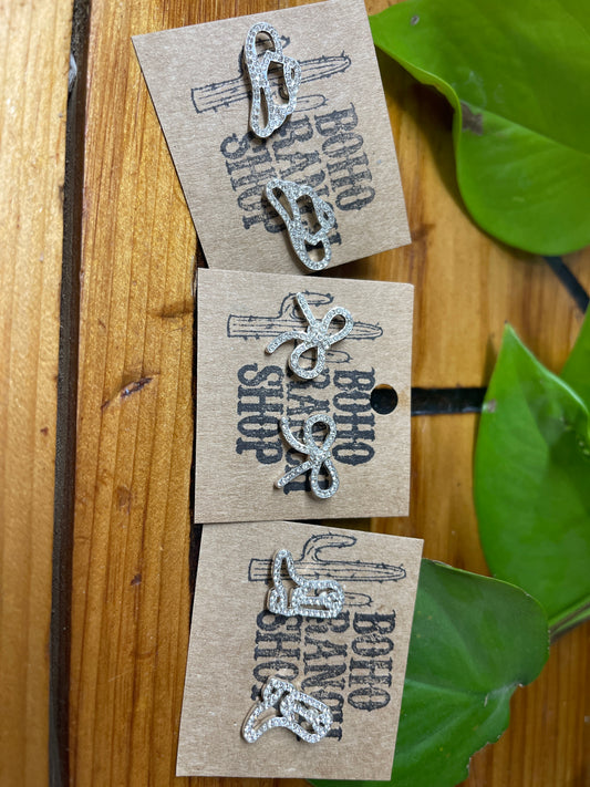 Western Cut Out Stud Earrings