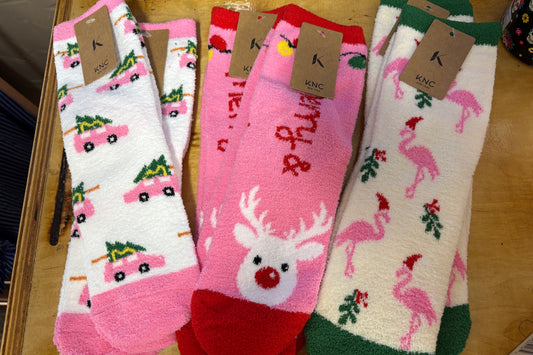 Christmas Fuzzy Socks