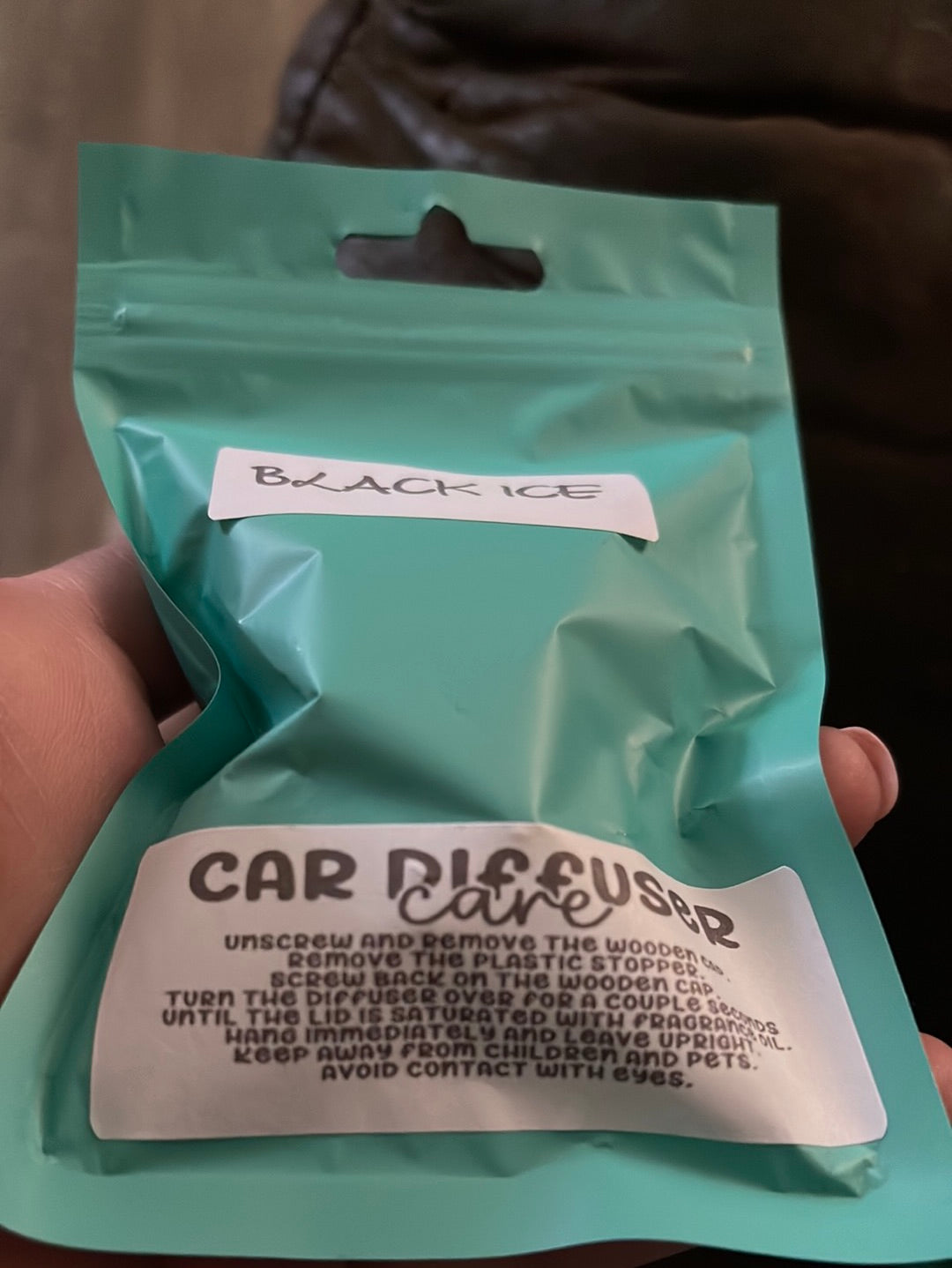 Car Diffusers *directions on bag*