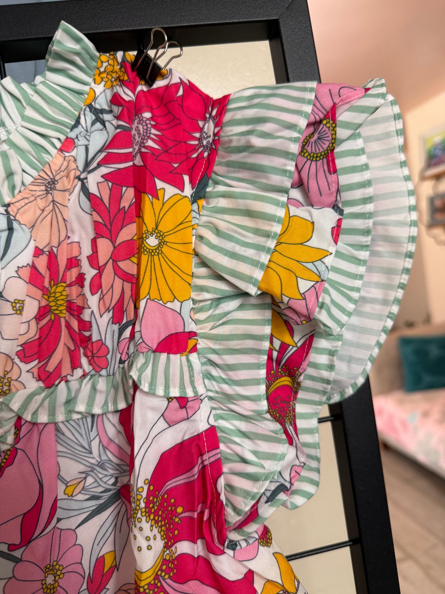 Floral Striped Blouse