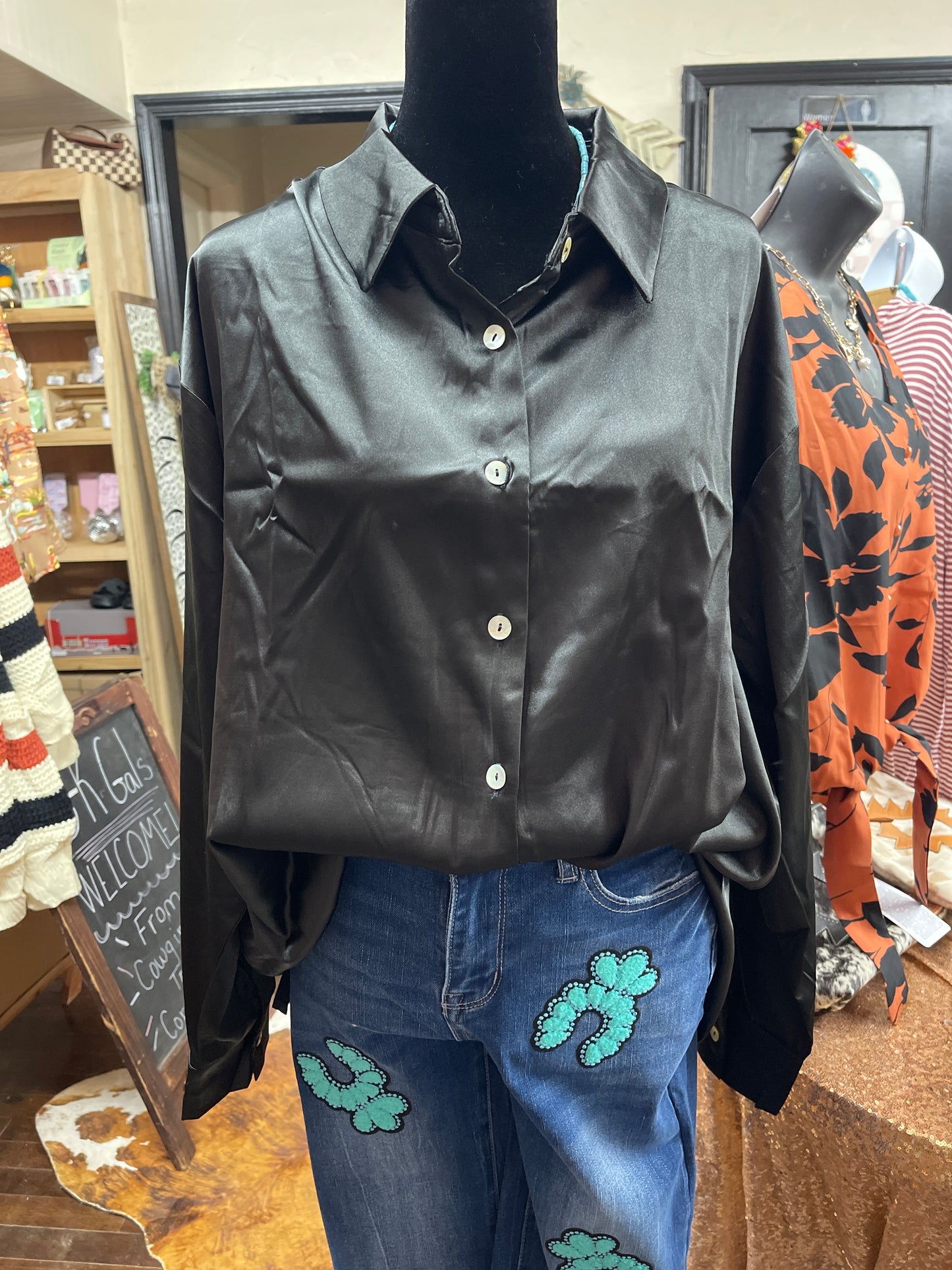 Satin Blouse *2 Options