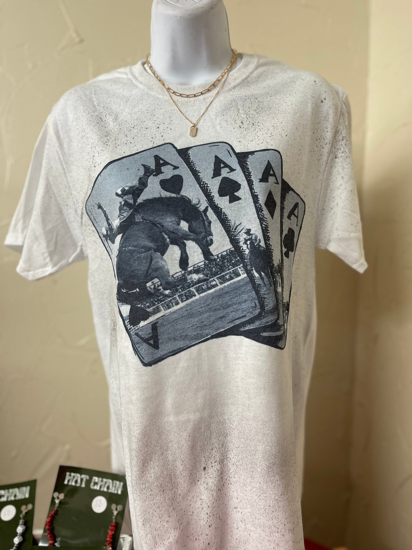 Four Aces Splattered T-shirt