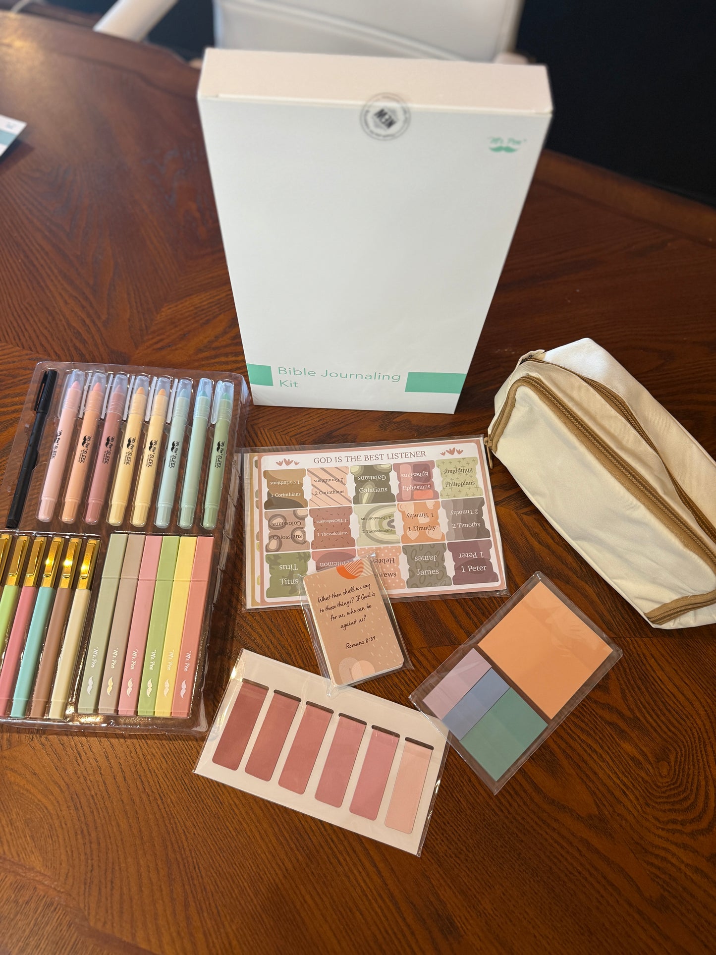 Tan Bag Bible Journal Kits