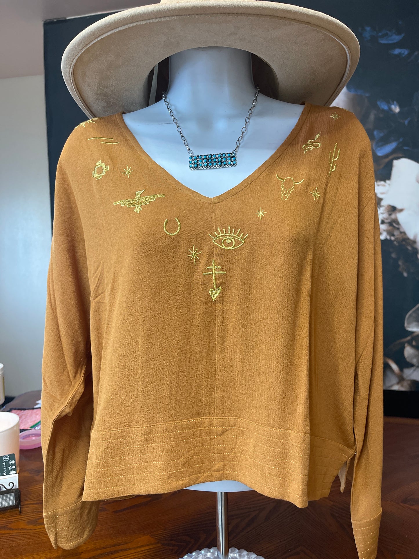 The Santa Fe Top- Rust