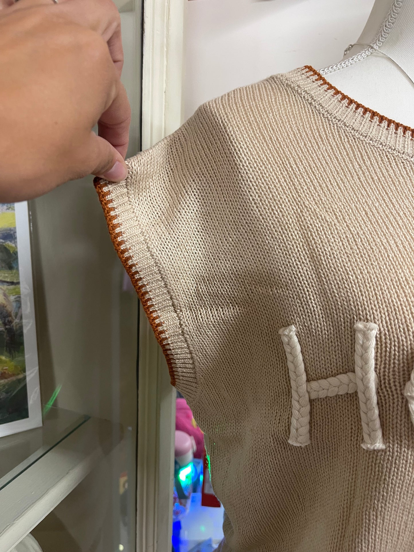 Howdy Embroidered Knit Top