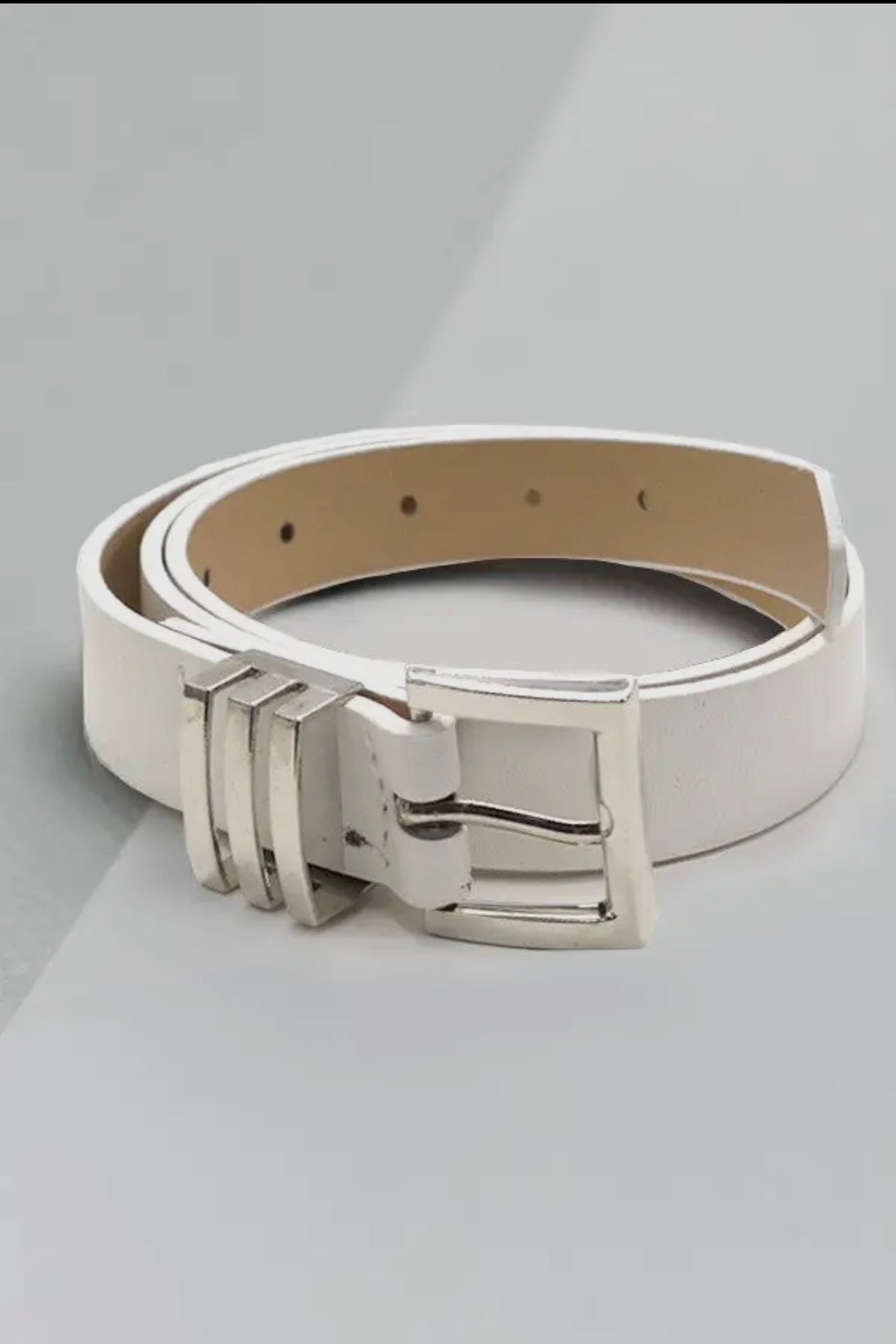 Square Buckle Leather Belts