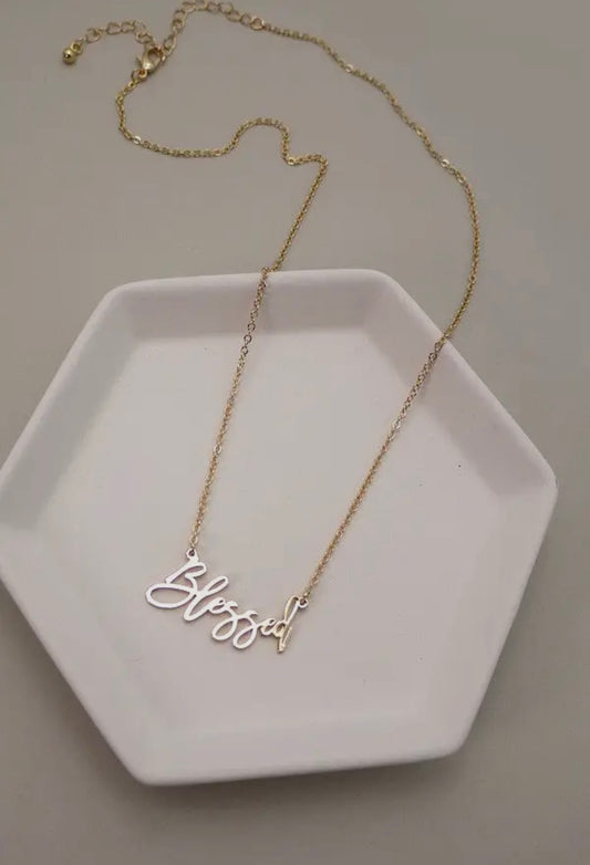 Gold Blessed Necklace