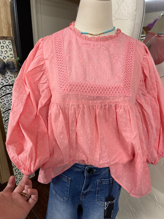 Puff Sleeve Blouse *2 colors