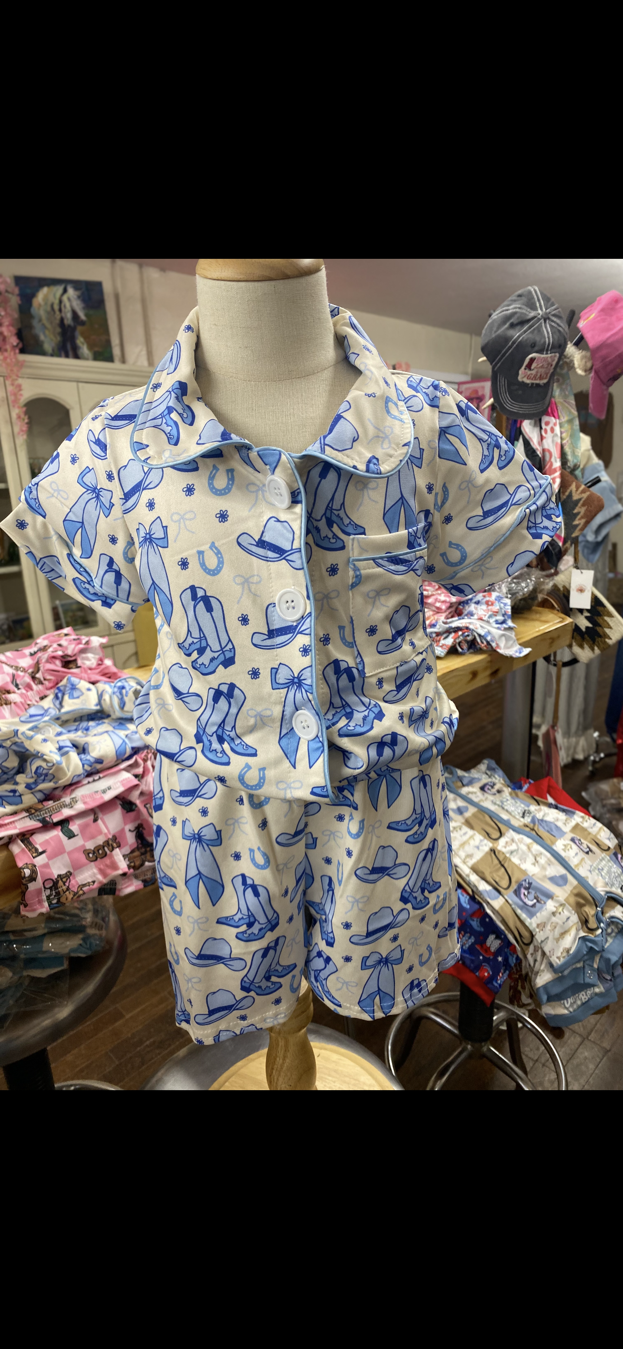 Kids Coquette Bow Pajama Set