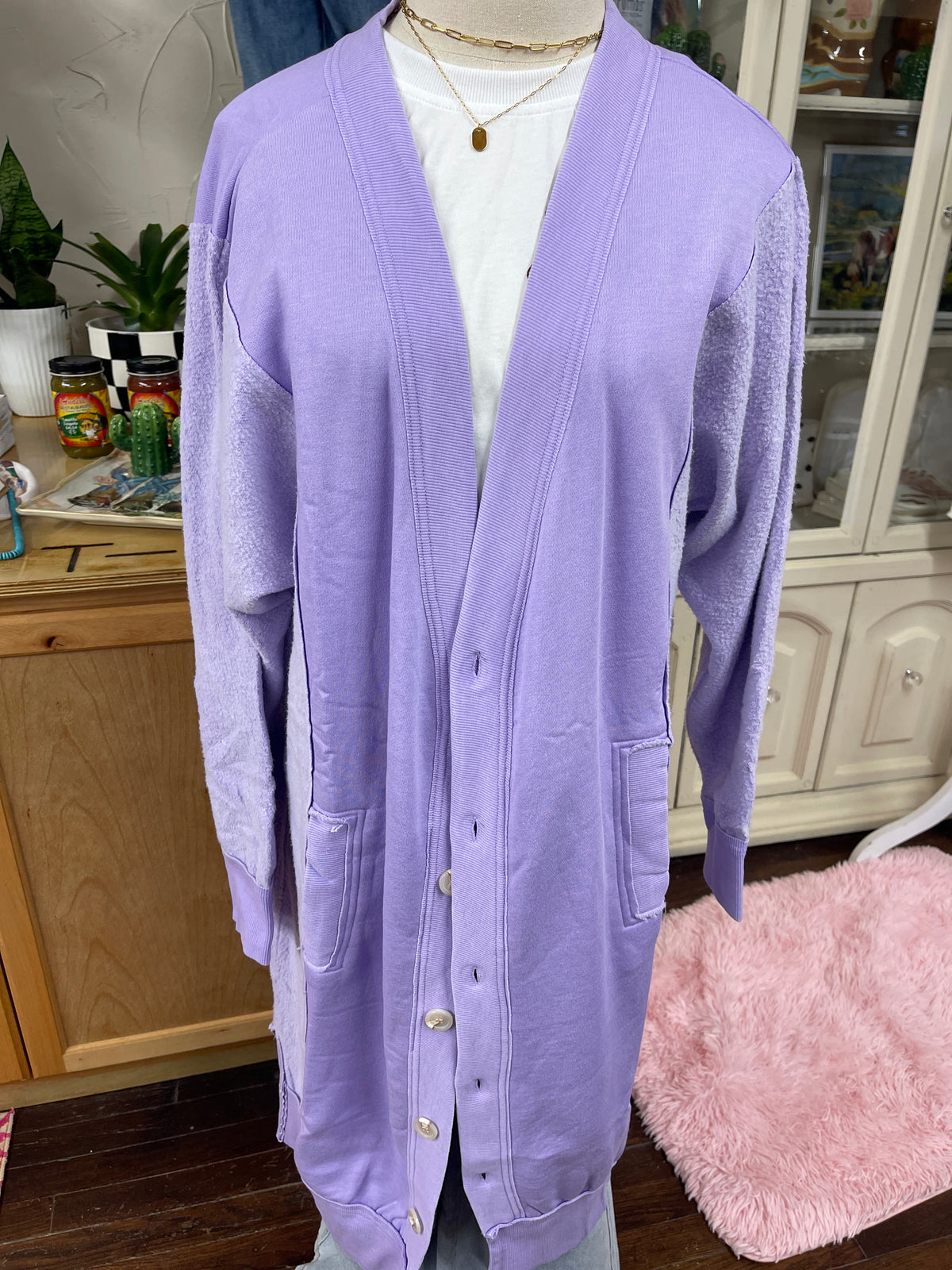 Sweatshirt Cardigan *3 Colors