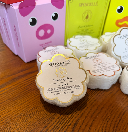 Freesia Pear Daisy Spongette