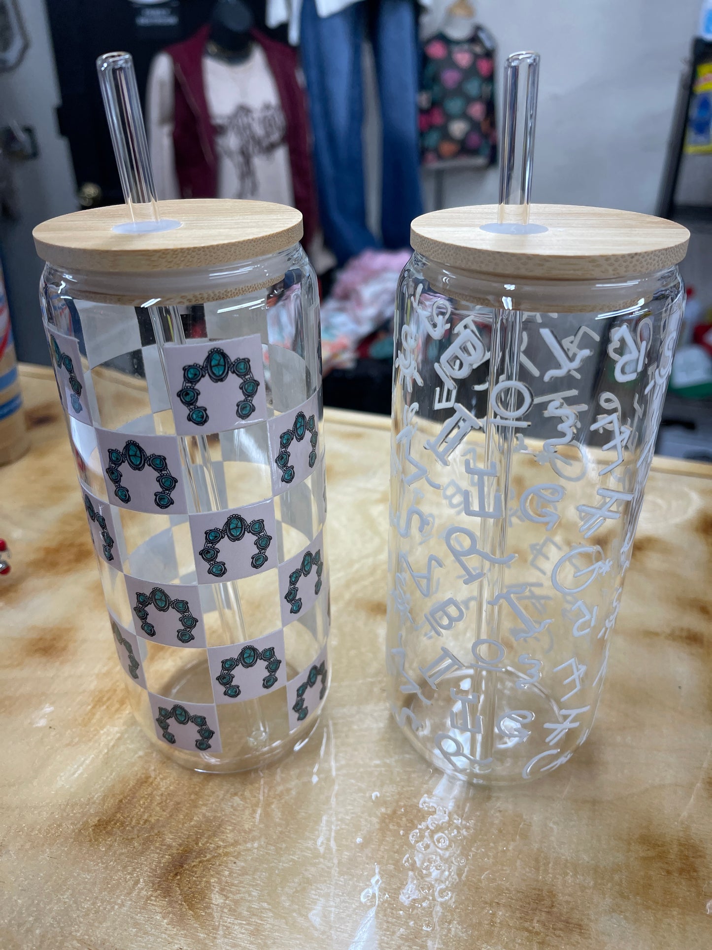 Western Glass Coffee Tumbler