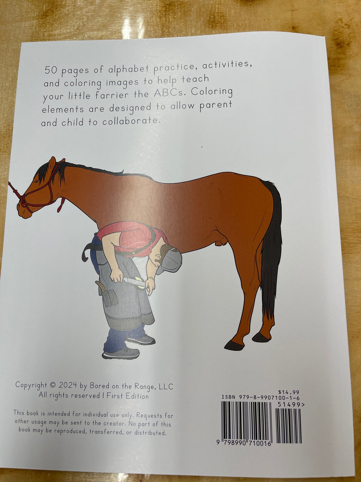 Farrier Pre-K & Kindergarten ABC Workbook