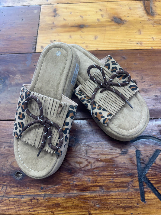 Leopard Platform Sandals