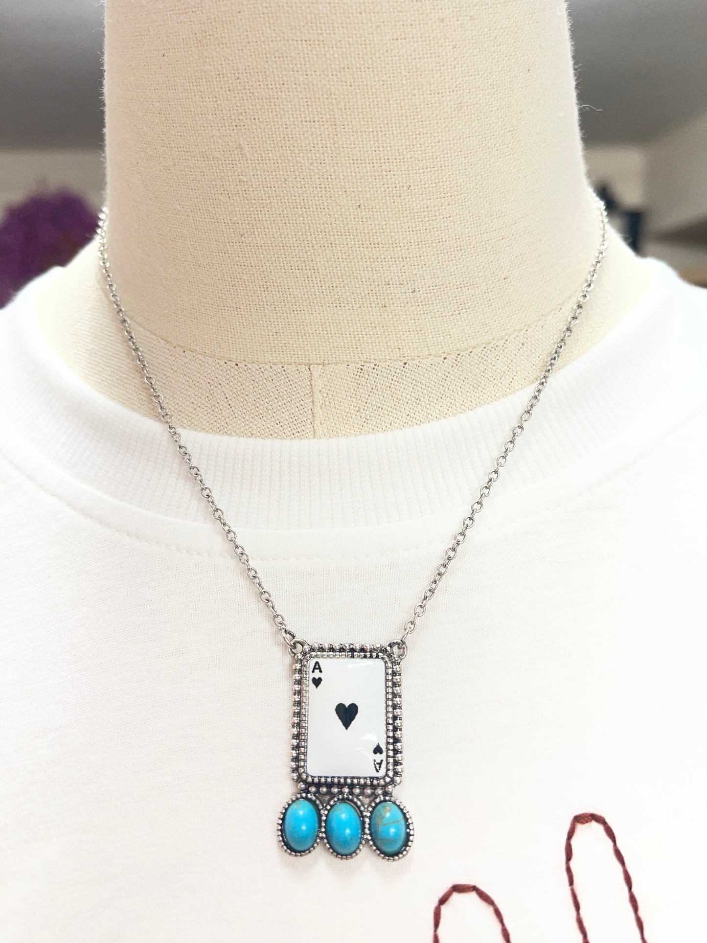 Ace of Spades Necklace