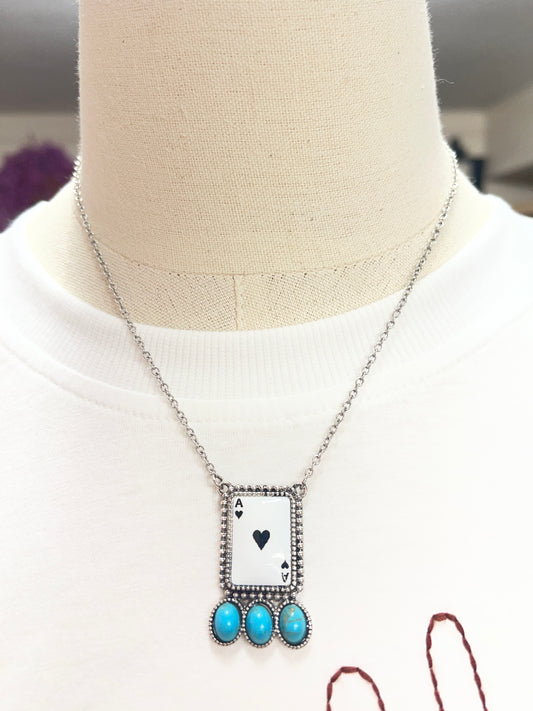 Ace of Spades Necklace