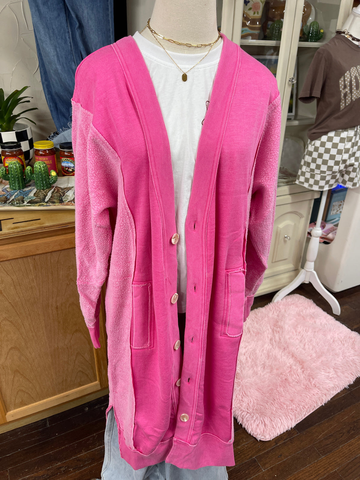 Sweatshirt Cardigan *3 Colors