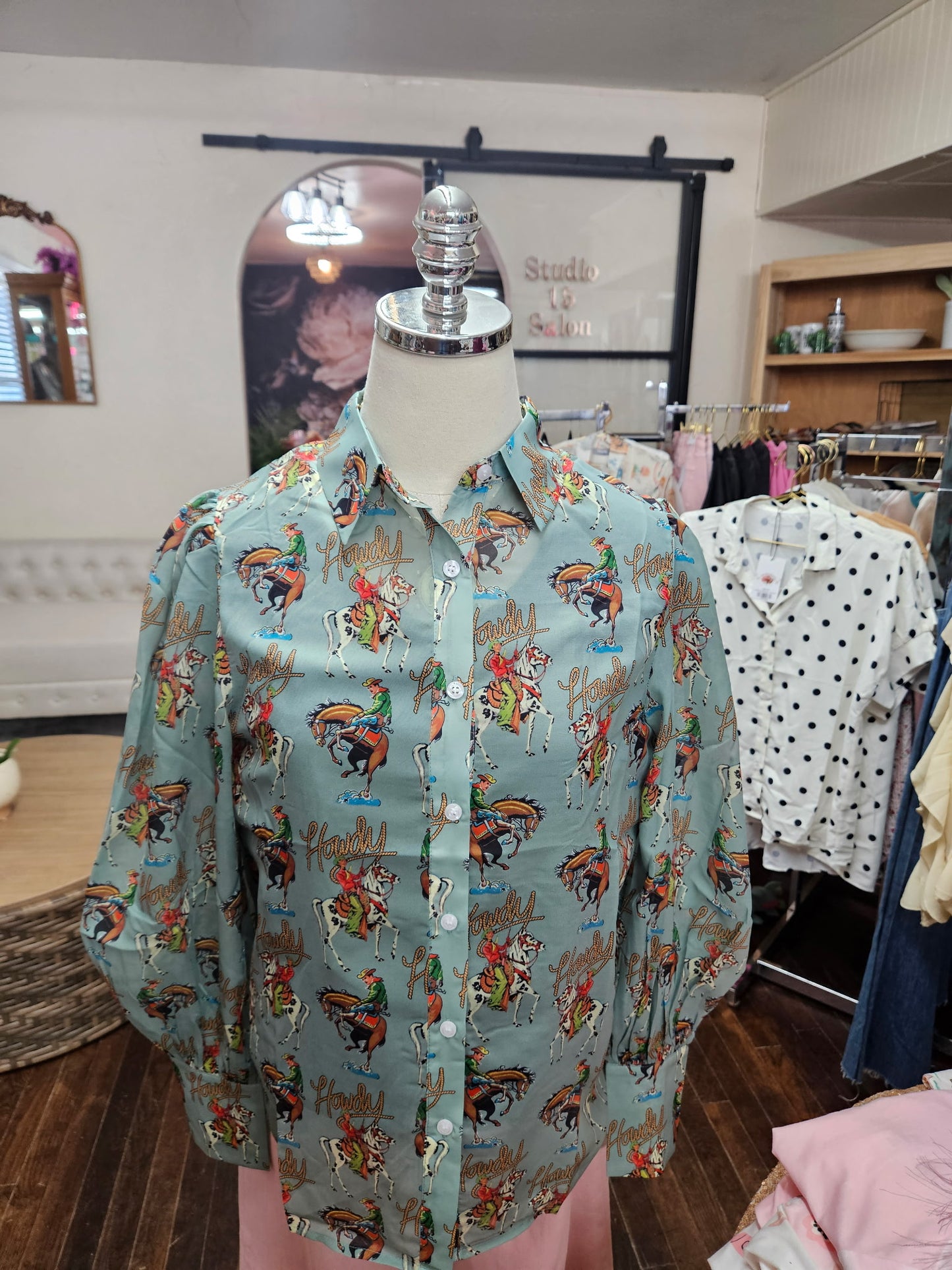 Sheer Howdy Top