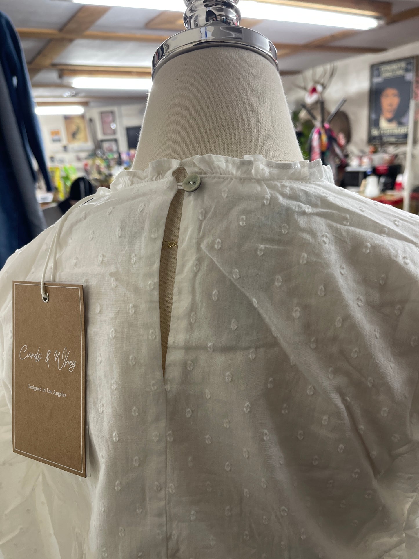 Puff Sleeve Blouse *2 colors