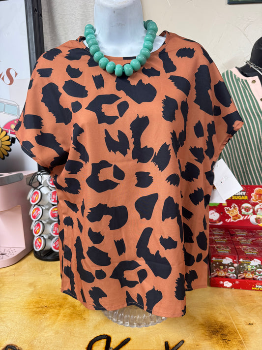 Leopard Blouse