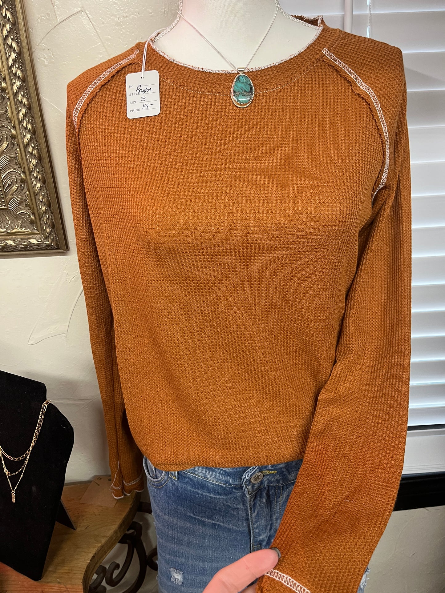 Orange Knitted Sweater