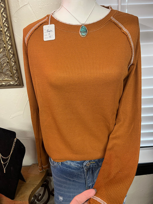 Orange Knitted Sweater