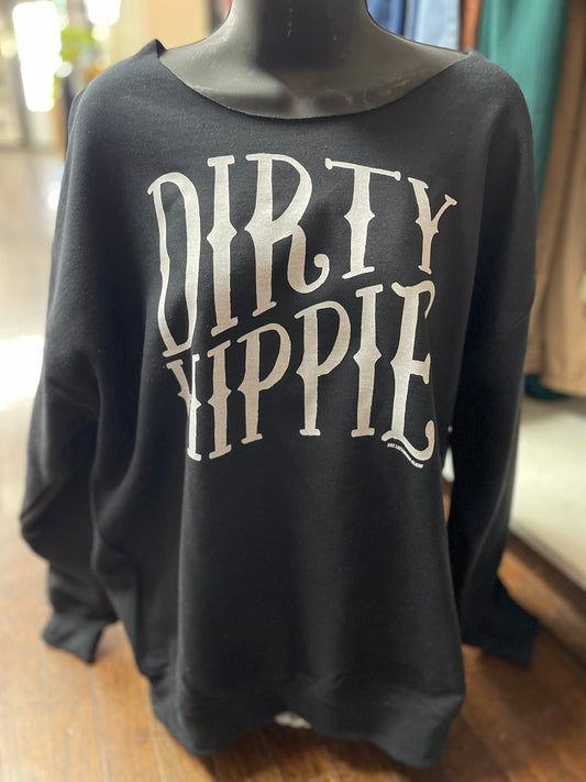 Off Shoulder Dirty Hippie Sweatshirt