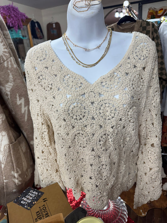 Boho Knit Top