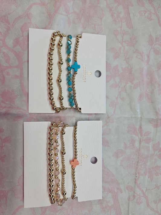 Stretch Cross Bracelet