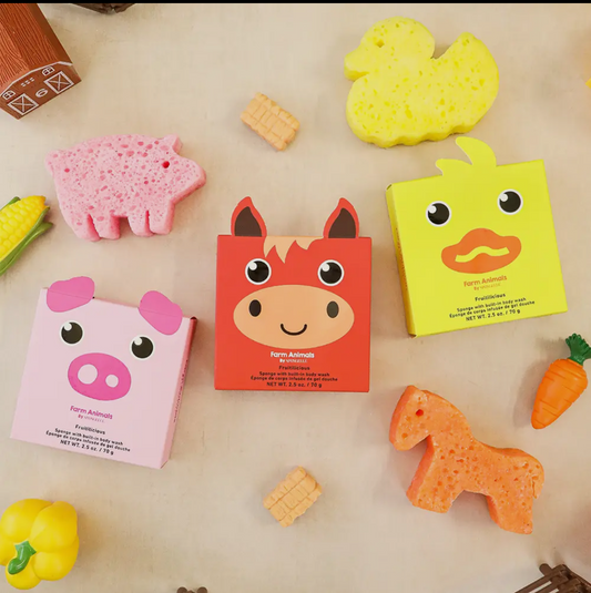 Kids Farm Animals Spongette
