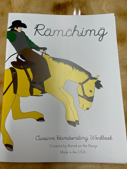 Ranching Cursive Handwriting Workbook