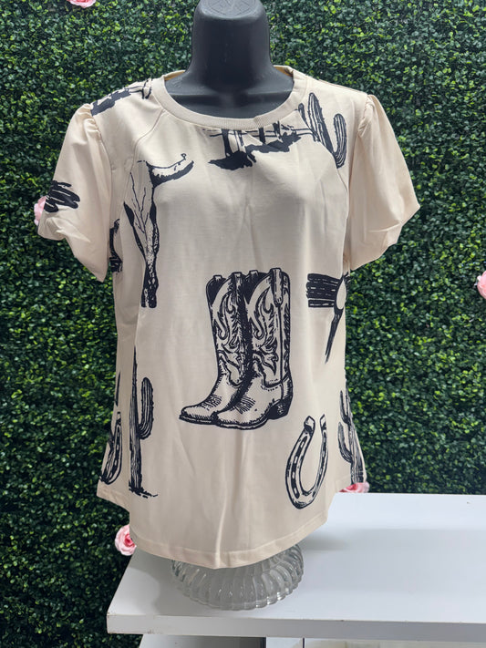 Boots & Things Western Top
