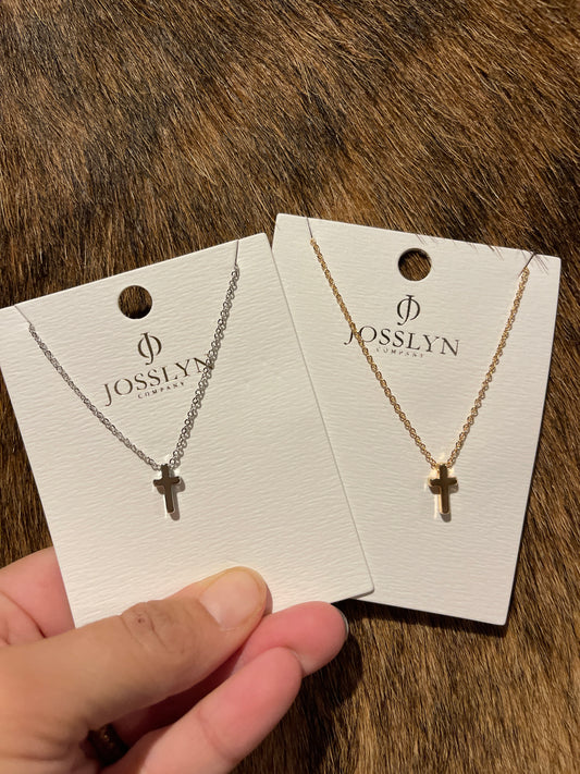 Mini Cross Necklace