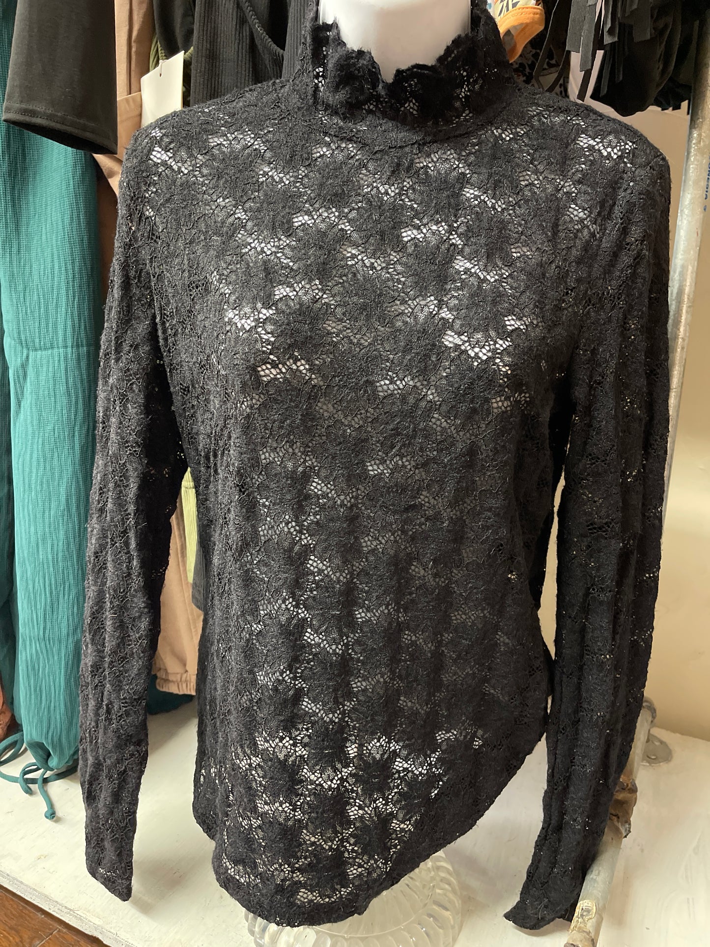 Lace Long Sleeve Undershirt Top **2 options