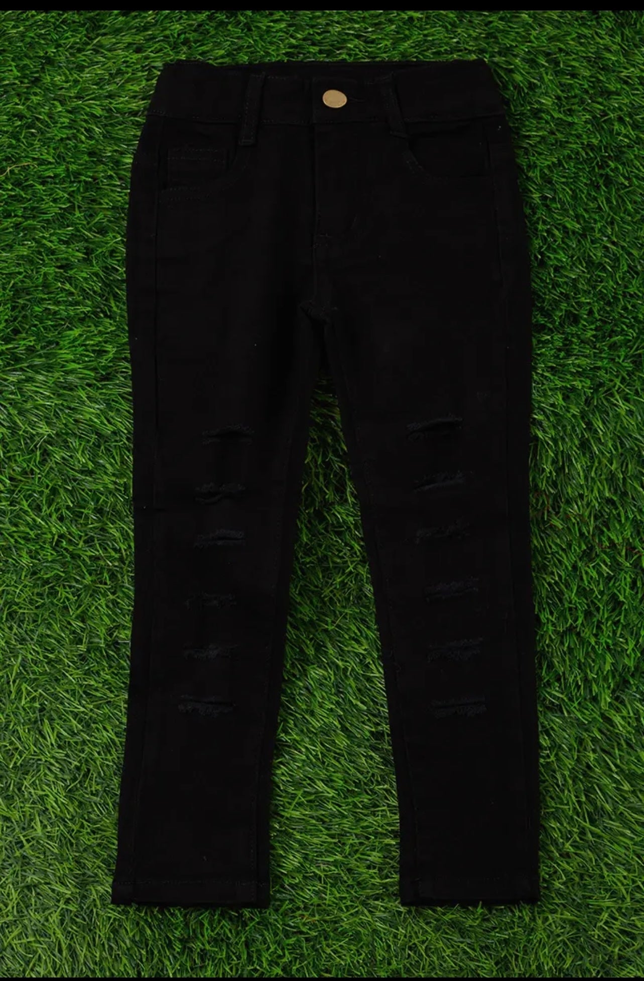 Black Ripped Skinny Jeans