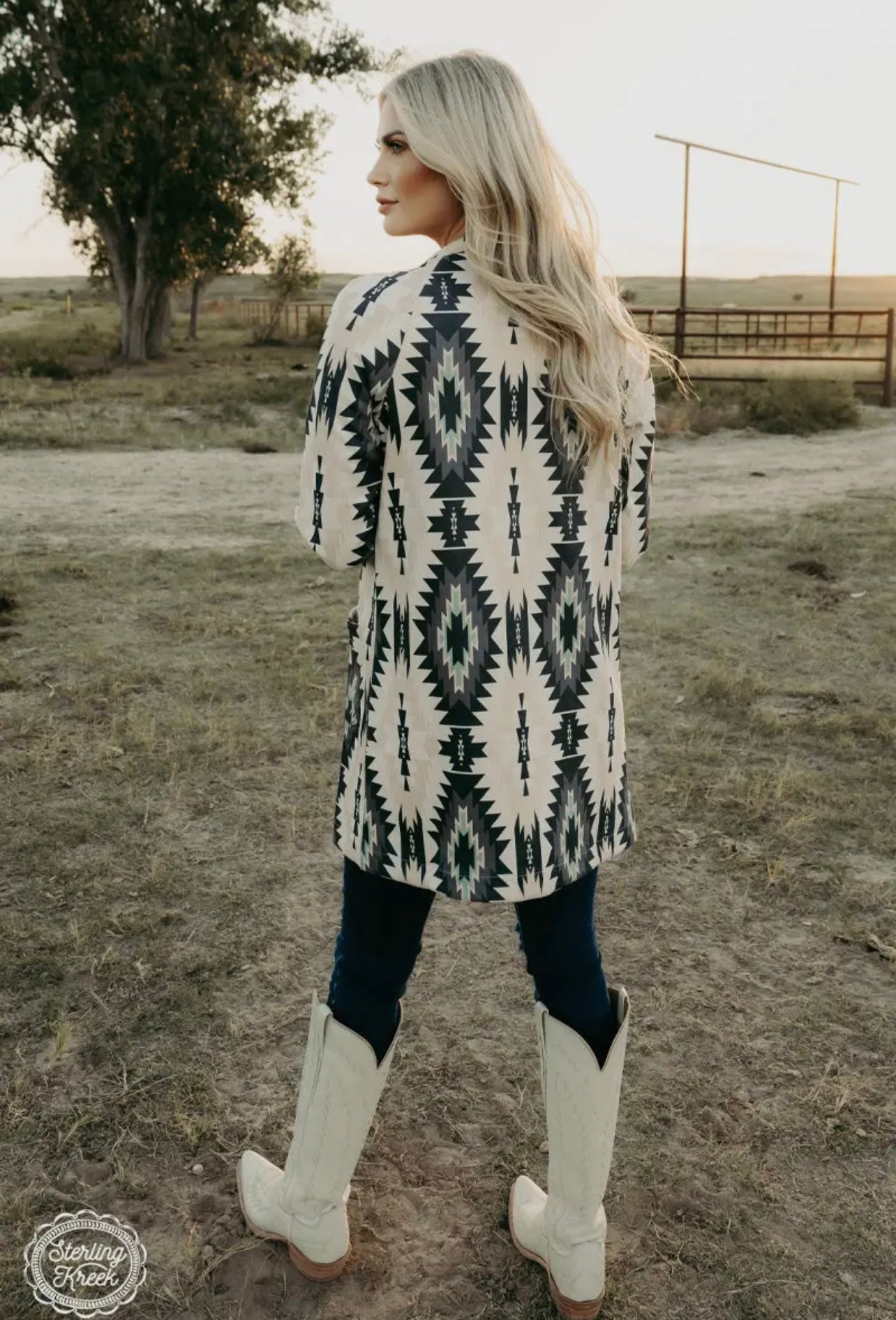 Lightweight Aztec Coat