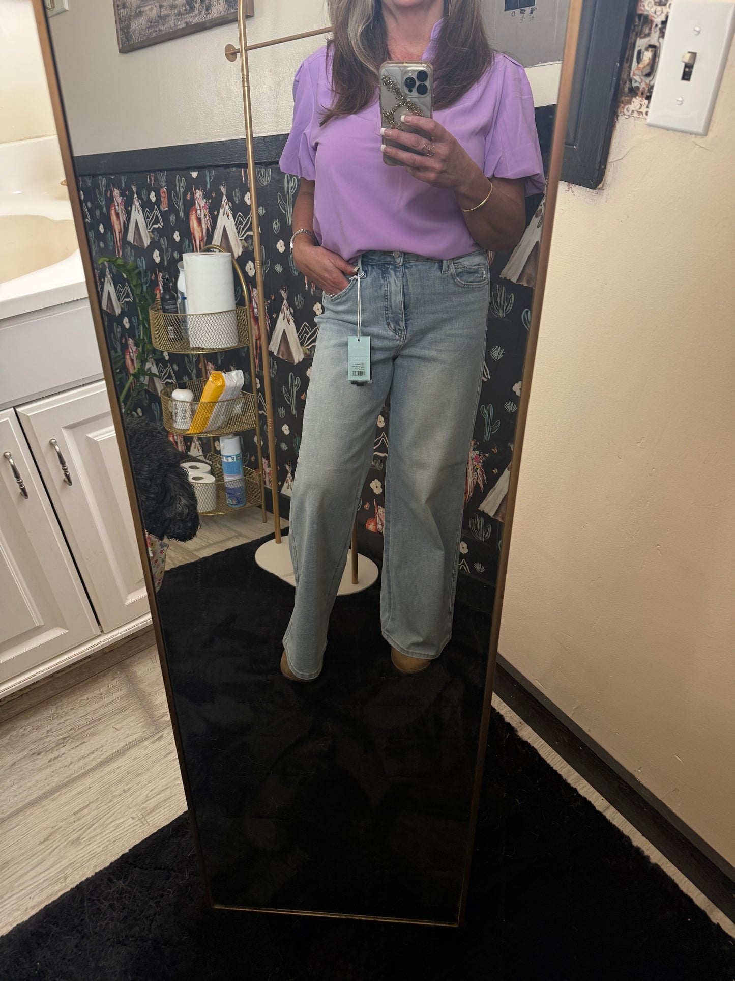 Judy Blue Retro Wide Jeans