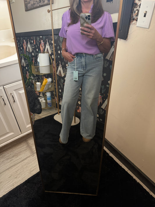 Judy Blue Retro Wide Jeans