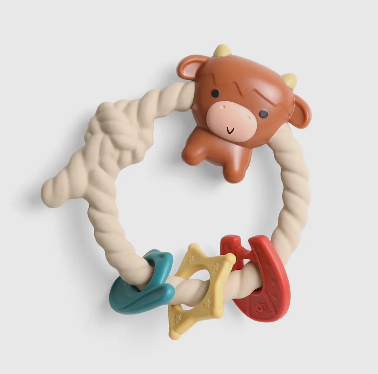 Itzy Ritzy Highland Cow Rattle